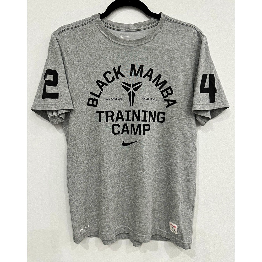 Nike Dri-FIT Black Mamba Training Camp Graphic Gray Crew Neck T-Shirt S
